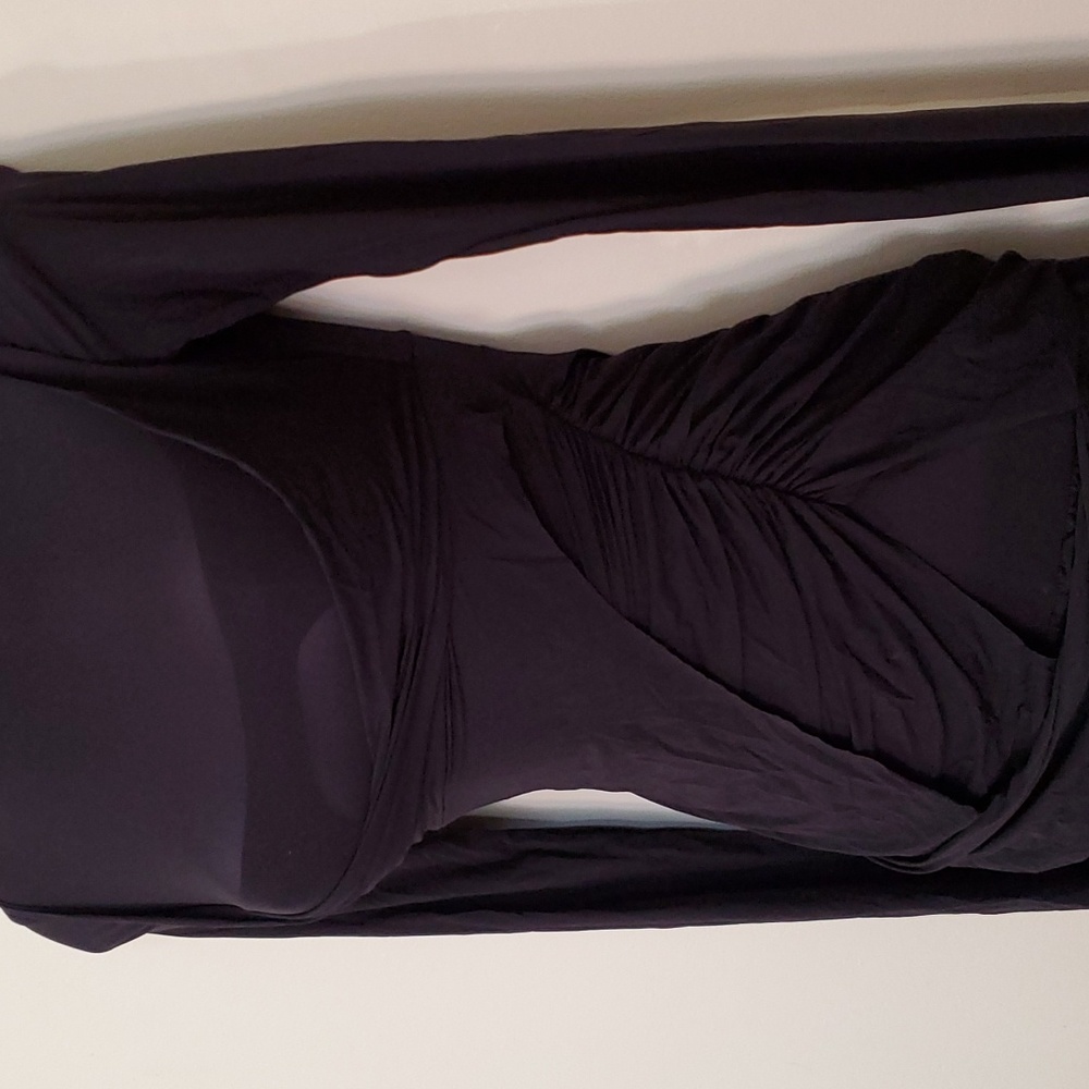 Stunning Layered Bodysuit Stretch Mini Dress, Flounce Skirt NWOT. 🔥 HOT - Picture 9 of 16